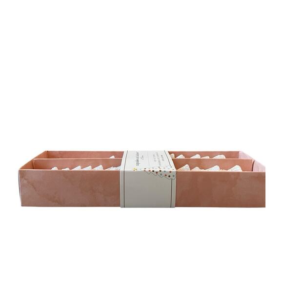 Cupcakes & Cashmere Iridescent White Christmas Tree Shaped Taper Candle Set of 2 - Picture 7 of 12